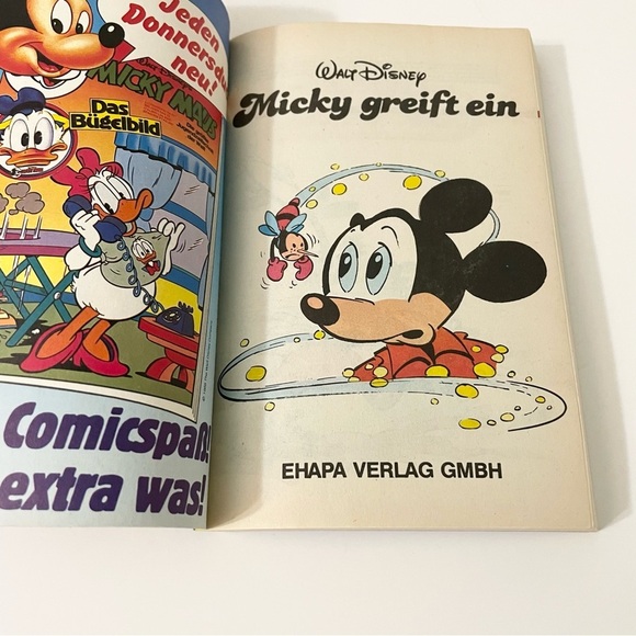 Lot of 5 Disney German Books Mickey Mouse Donald Duck and Garfield - Picture 12 of 16